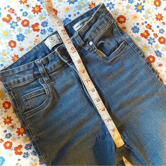 High Rise Blue Skinny Jeans - Picture 4 of 5